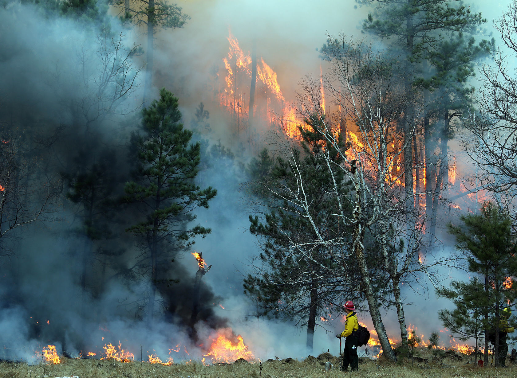 Legion Lake Fire, day one